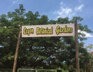 Entrance Legon Botanical Gardens Accra Ghana